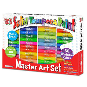 Kwik Stix Solid Tempera Paint Master Art Set (60pc)