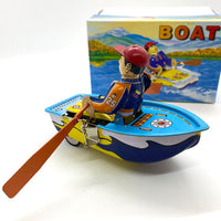 Rowing Boat Tin Wind-Up
