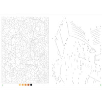 100 Mystery Illustrations To Unveil: A Color-by-Number and Dot-to-Dot Book
