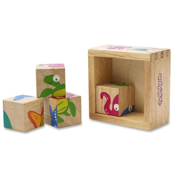 4pc Buddy Blocks Puzzle (Ocean) (18mo+)