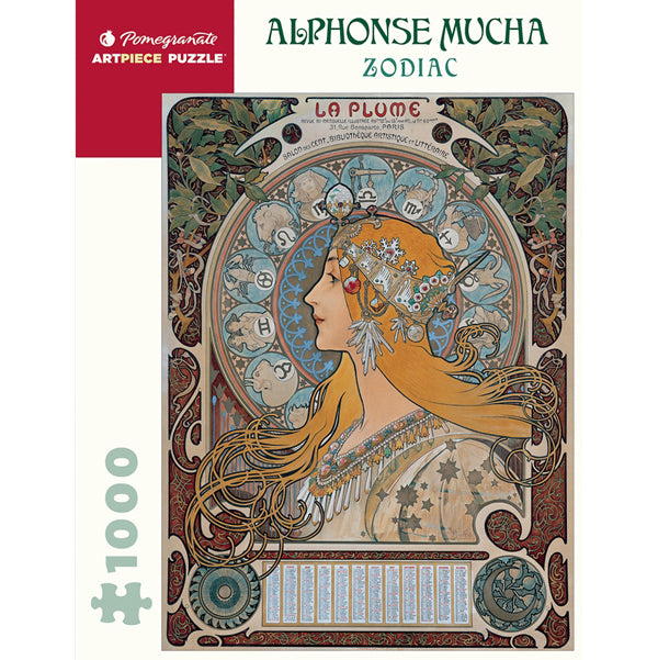 Alphonse Mucha Zodiac Puzzle (1000pc)