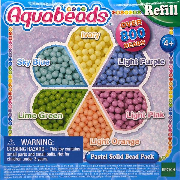 Aquabeads Arts & Crafts Pastel Fairytale Theme Bead Refill With