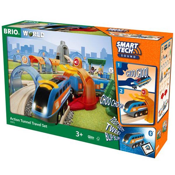 BRIO Smart Tech Action Tunnel Travel Set Terra Toys