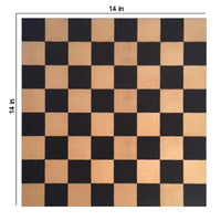Black & Maple Basic Wood Chess Board