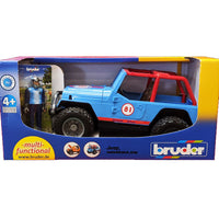 Bruder Jeep Cross Country Racer with Driver (Blue)