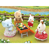 Calico Critters BBQ Picnic Set with Elephant Girl
