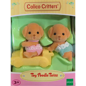 Calico Critters Toy Poodle Twins