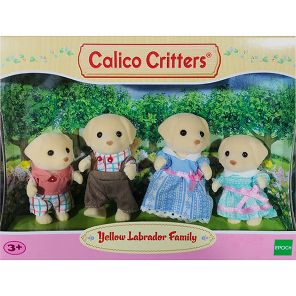 Calico Critters Yellow Labrador Family