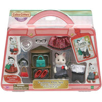 Calico Critters Fashion Play Set Town Girl Series Tuxedo Cat