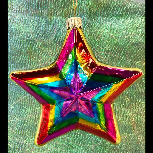 Chroma Rainbow Star Ornament