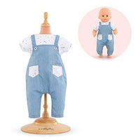 Corolle T-Shirt & Overalls Baby Doll Clothes (12in) (18mo+)
