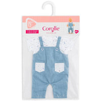 Corolle T-Shirt & Overalls Baby Doll Clothes (12in) (18mo+)