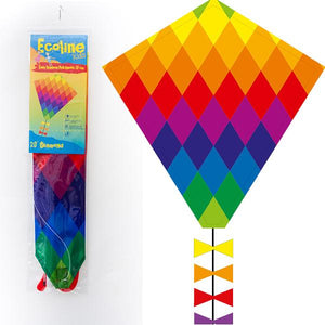 Ecoline Eddy Rainbow Patchwork Kite (50cm)