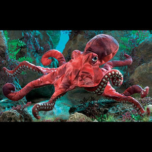 Octopus Red Puppet