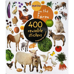 Eyelike On the Farm Reusable Sticker Book
