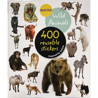 Eyelike Wild Animals Reusable Sticker Book