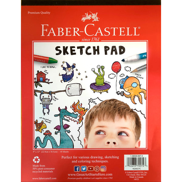 Faber-Castell Sketch Pad (9x12)