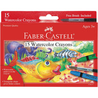Watercolor Crayons (15pc)