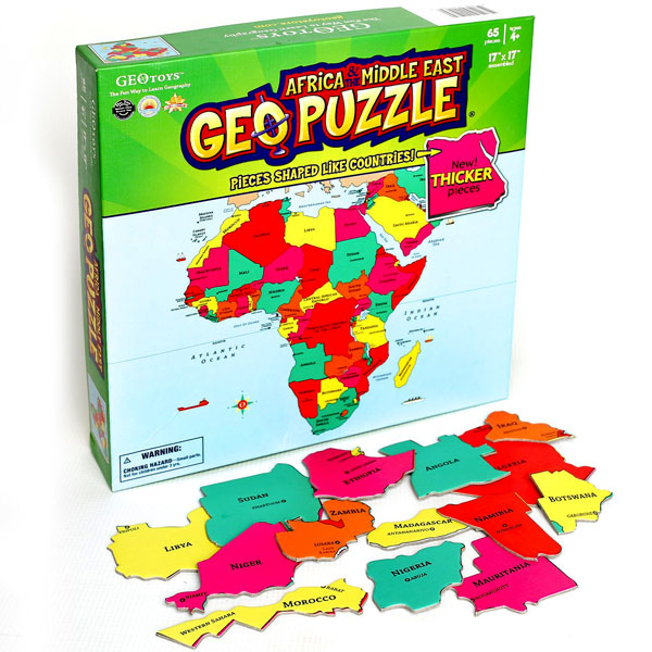 GeoPuzzle Africa & The Middle East (65pc)