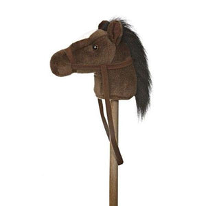 Giddy Up Stick Pony (Dark Brown)