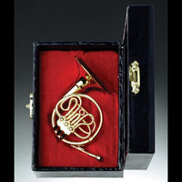 Gold French Horn w/ Case 3.75" (Mini)