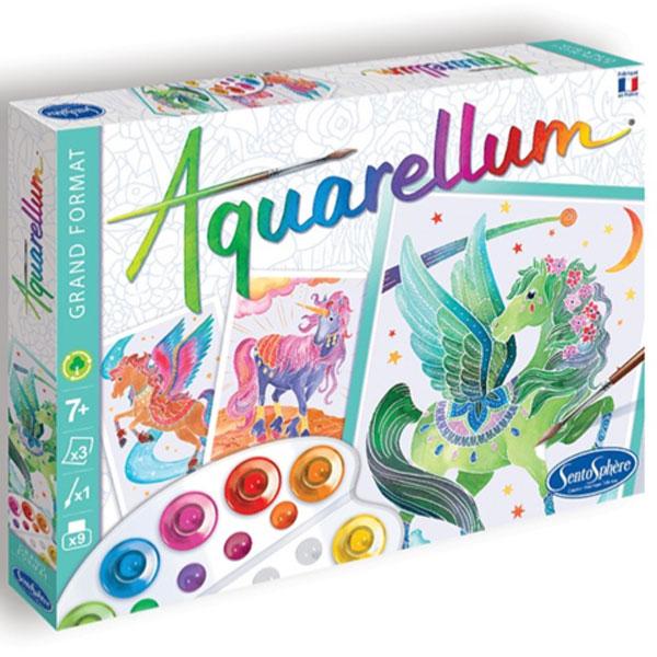 Grand Format Aquarellum Unicorns & Pegasus Paint Set