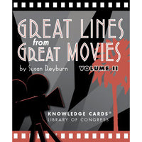 Great Lines from Great Movies Knowledge Cards Vol. 2
