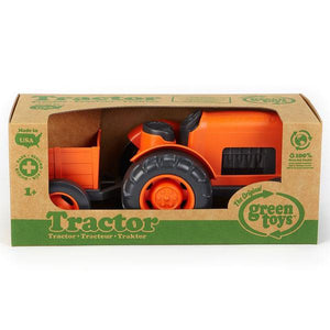 Green Toys Orange Tractor with Trailer (1+)
