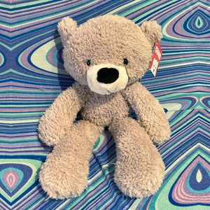 Gund Fuzzy Bear Plush (Grey) (18mo+)