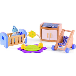 Hape Baby's Room Dollhouse Furniture