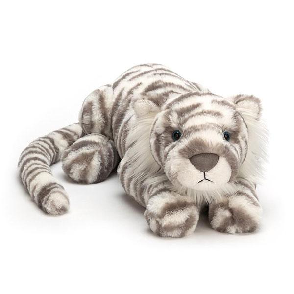 Jellycat Sacha Snow Tiger Medium (1+)