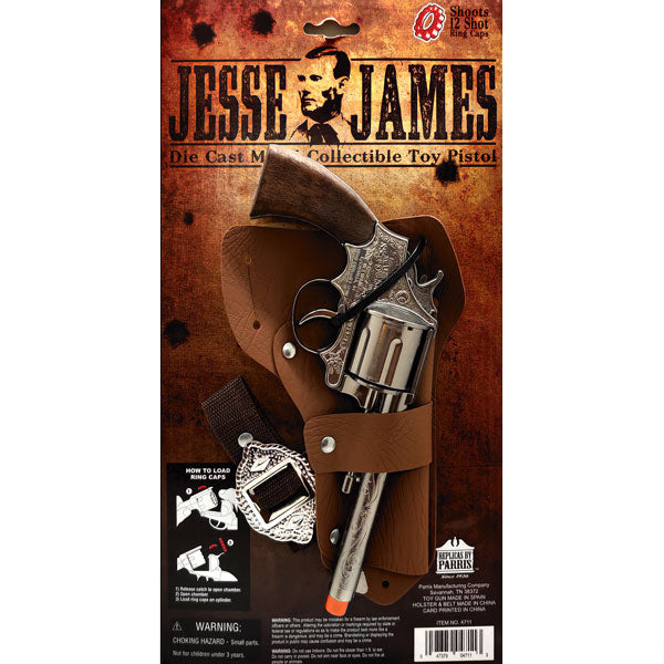 Jesse James Die Cast Ring Caps Pistol