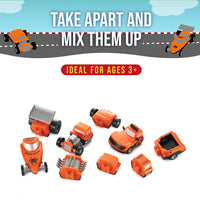 Magnetic Mix or Match Vehicles (Racing Set)
