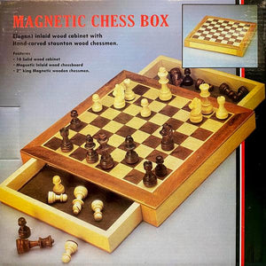 Magnetic Walnut Chess Set