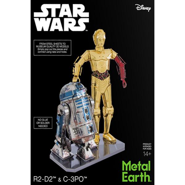 Metal Earth - R2D2 & C3PO (Star Wars)