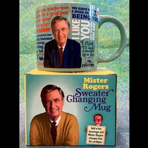 Mister Rogers Sweater Changing Ceramic Mug