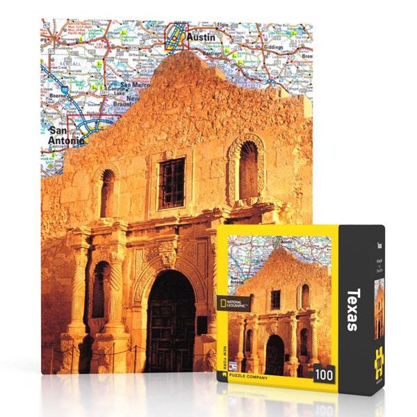 National Geographic Texas Mini Puzzle (100pc)