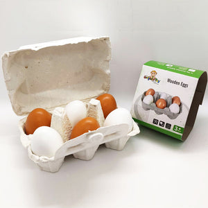 Original Toy Wooden Eggs in Carton