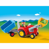 Playmobil 123 Tractor with Trailer (18mo+)