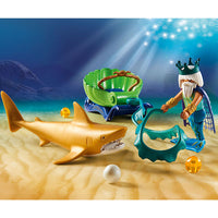 Playmobil King of The Sea with Shark Carriage
