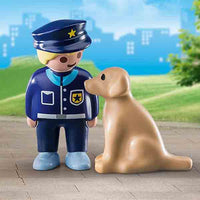 Playmobil 123 Police Officer with Dog (18mo+)