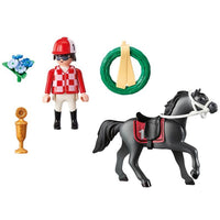 Playmobil Jockey & Horse
