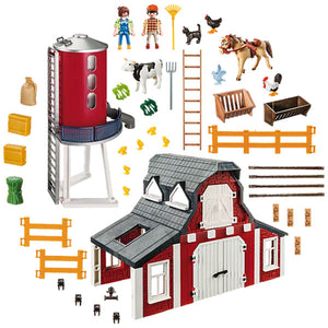 Playmobil Country Barn with Silo