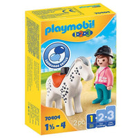 Playmobil 123 Rider with Horse (18mo+)
