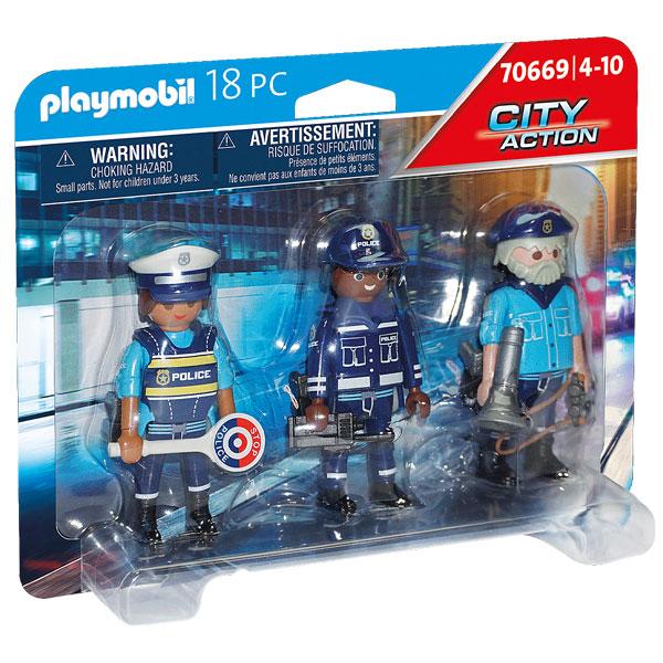 Playmobil Police Figure Set