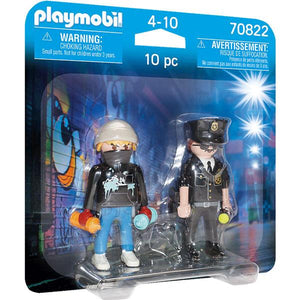 Playmobil Policeman and Street Artist Duo Pack