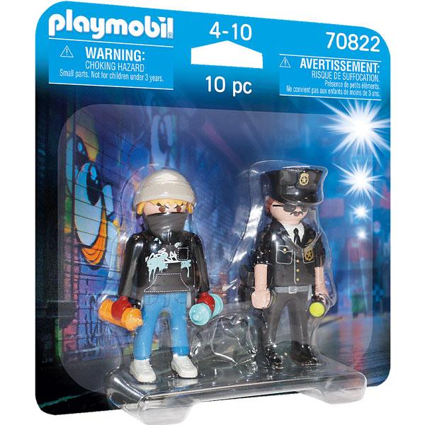 Playmobil Policeman and Street Artist Duo Pack