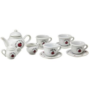 Porcelain Lady Bug Tea Set