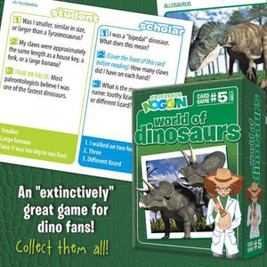 Professor Noggin World of Dinosaurs Card Game
