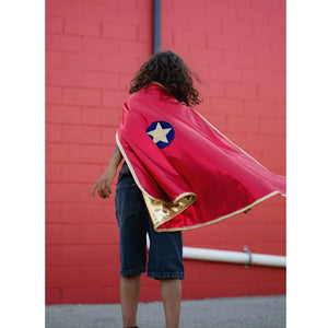 Reversible Red/Gold Wonder Cape (5-6)